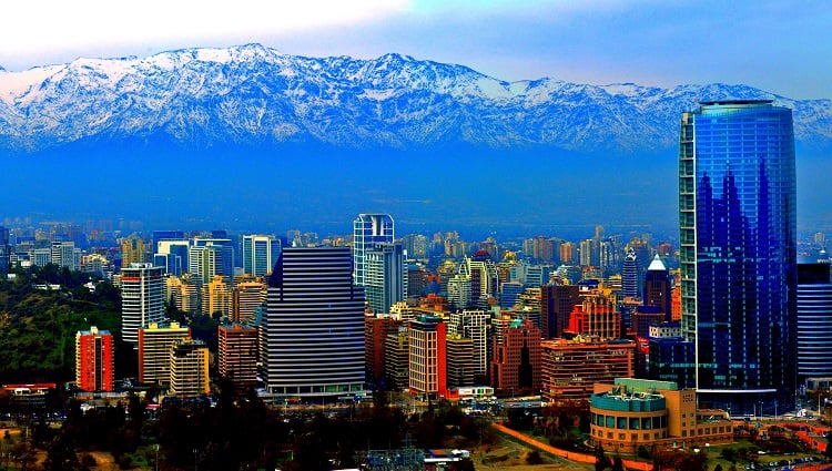 Principais cidades turísticas do Chile - Santiago Principais cidades turísticas do Chile - Santiago