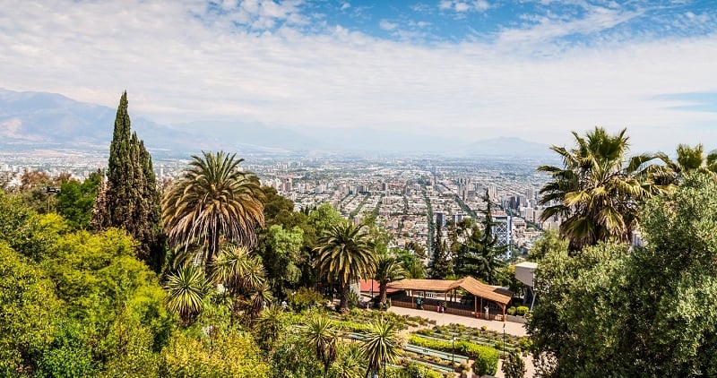 Passeio pelo Cerro San Cristóbal em Santiago Passeio pelo Cerro San Cristóbal em Santiago