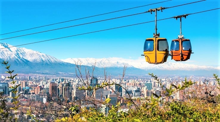 Dia 1 em Santiago do Chile Dia 1 em Santiago do Chile