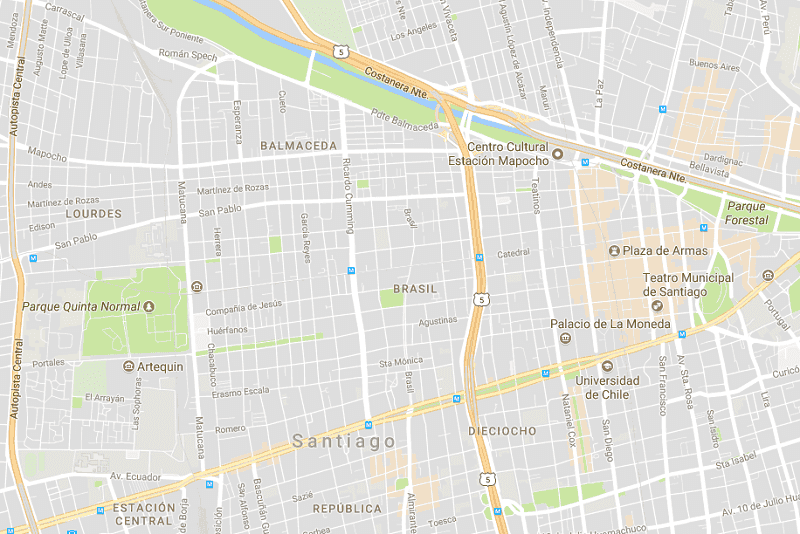 Centro histórico e turístico de Santiago Centro histórico e turístico de Santiago