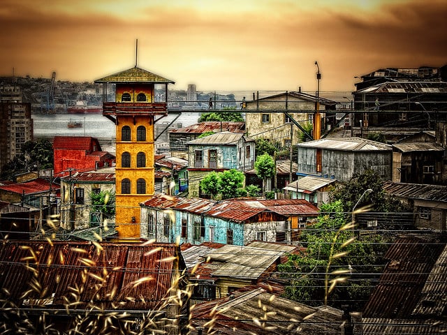 Passeio romântico nos cerros em Valparaíso Passeio romântico nos cerros em Valparaíso