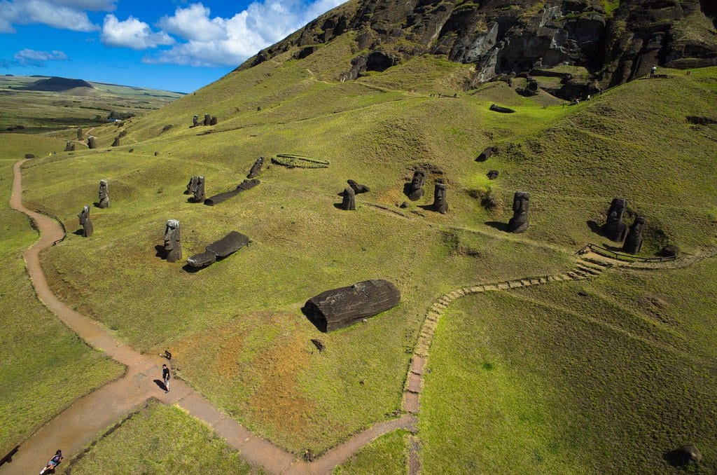 Vulcão Rano Raraku em Mendoza Vulcão Rano Raraku em Mendoza