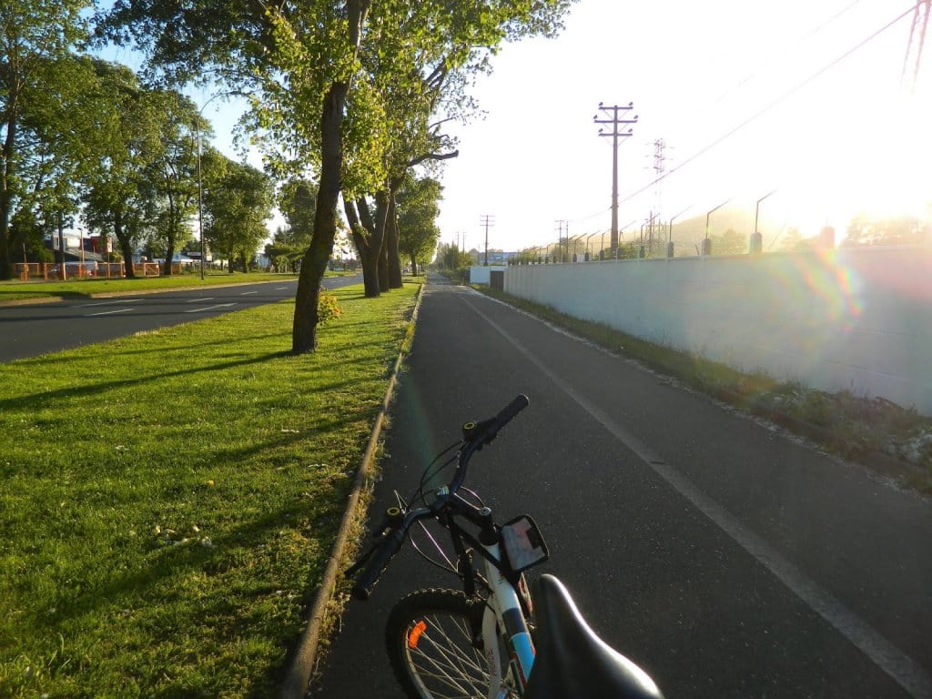 Andando de bicicleta em Temuco Andando de bicicleta em Temuco