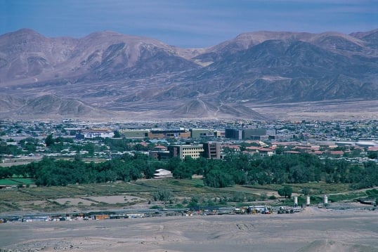 Cidade de Calama, no Chile Cidade de Calama, no Chile