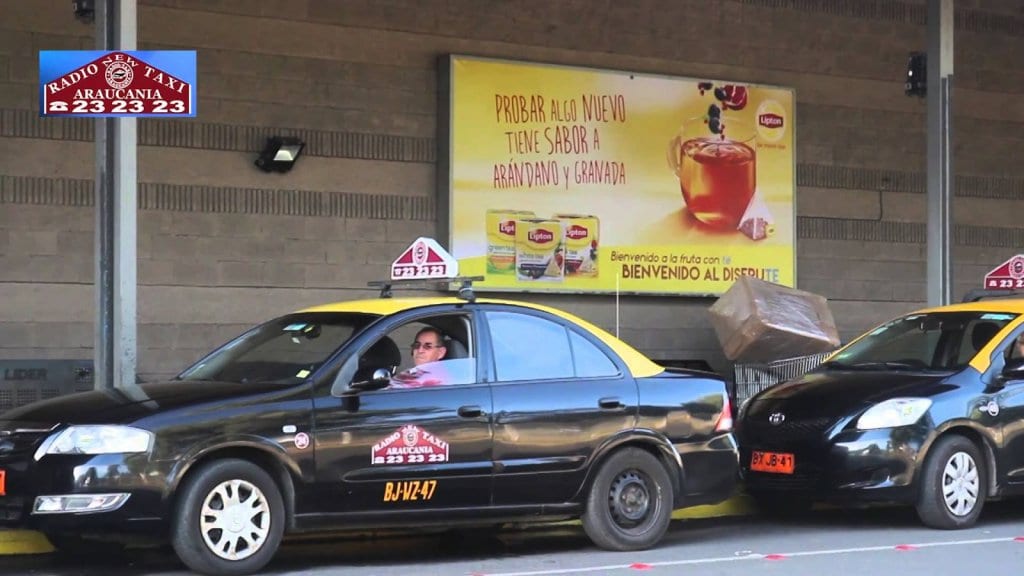 Pedindo um táxi em Temuco Pedindo um táxi em Temuco