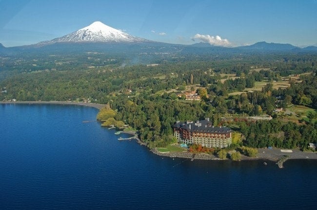 Cidade de Pucón, no Chile Cidade de Pucón, no Chile