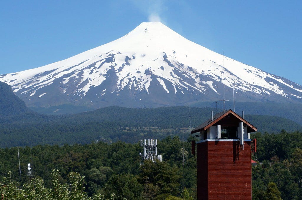 Parque Nacional Villarrica em Pucón, no Chile Parque Nacional Villarrica em Pucón, no Chile