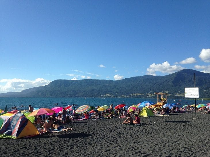 Playa Grande em Pucón Playa Grande em Pucón