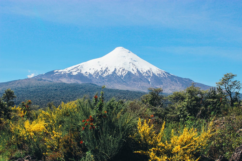 Puerto Varas durante a primavera Puerto Varas durante a primavera