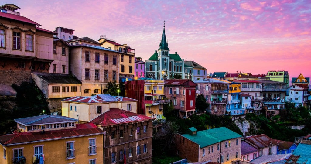 Cidade de Valparaíso no Chile Cidade de Valparaíso no Chile