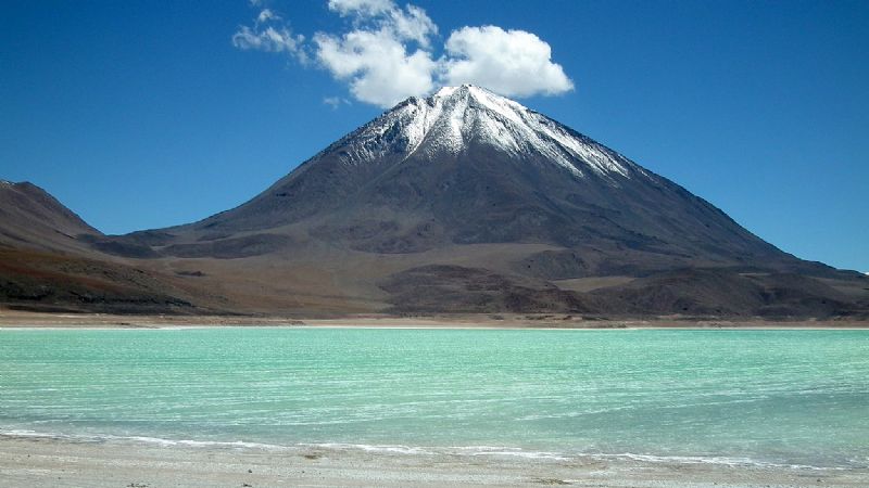 Laguna Verde no Chile Laguna Verde no Chile